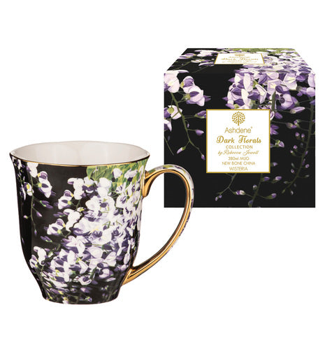 Ashdene Dark Florals Wisteria Mug
