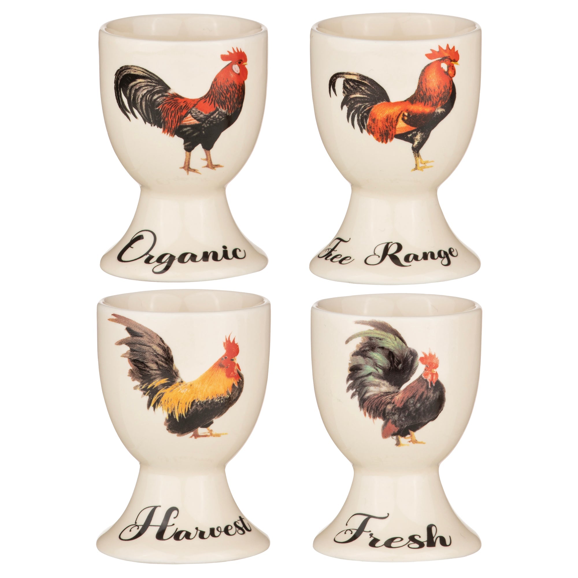 Ashdene Heartland Set of 4 Assorted Egg Cup