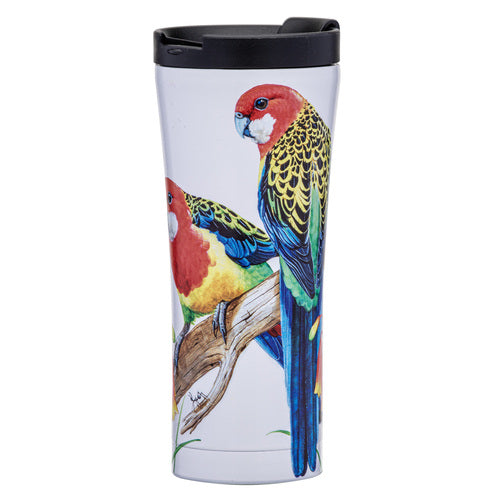 Ashdene Australian Birds Eastern Rosellas Travel Mug