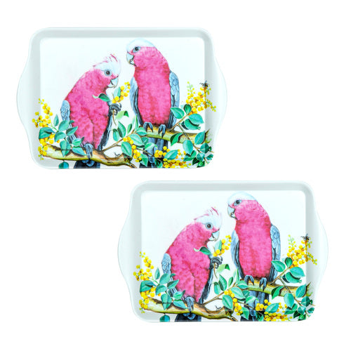 Ashdene Australian Birds Galahs 2pk Scatter Tray
