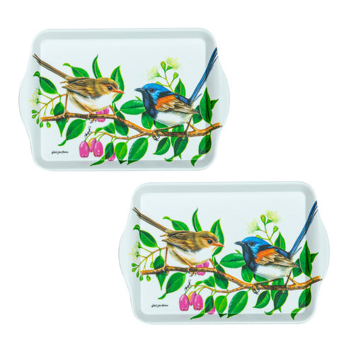 Ashdene Australian Birds Fairy Wrens 2pk Scatter Tray