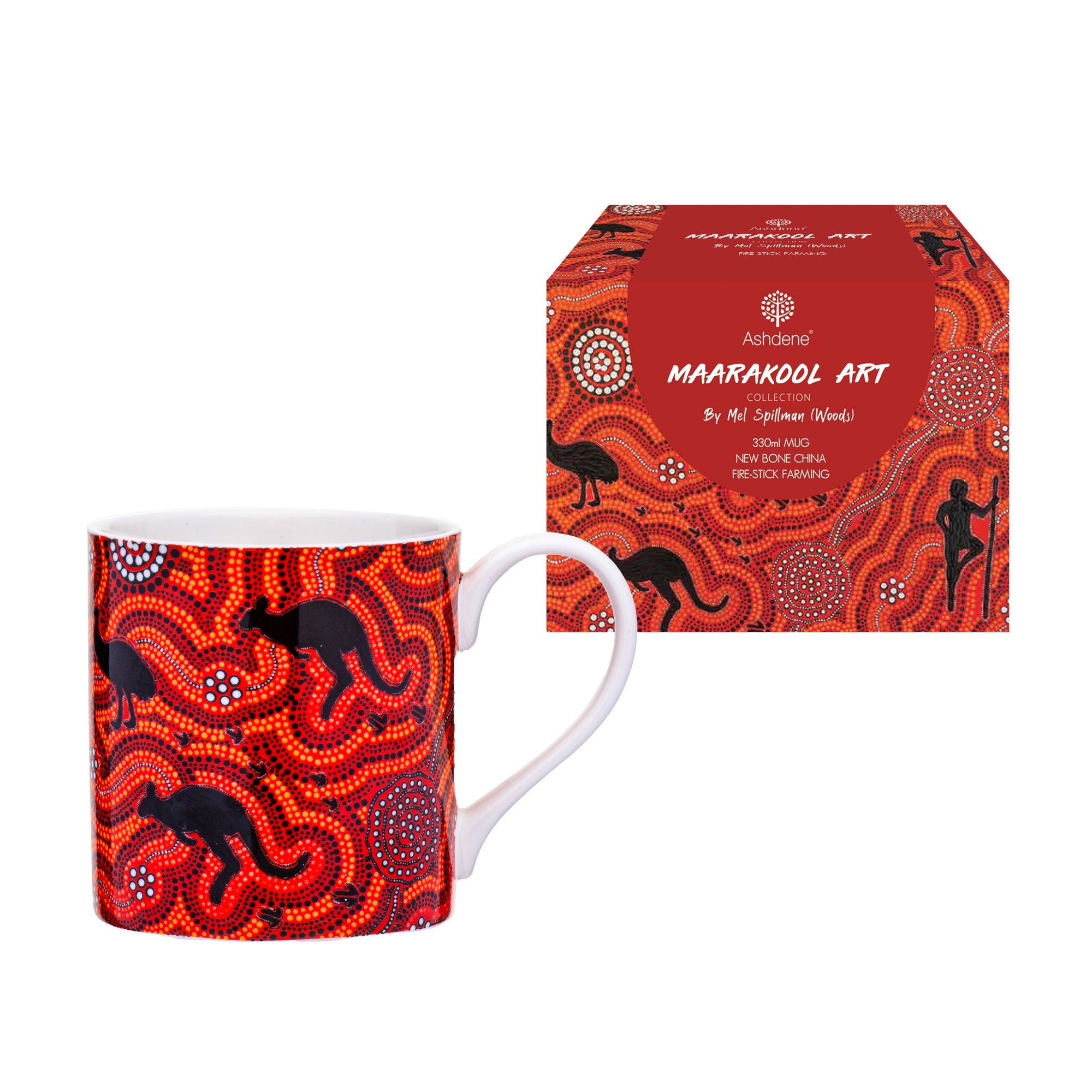 Ashdene Maarakool Art Fire-stick Farming Mug