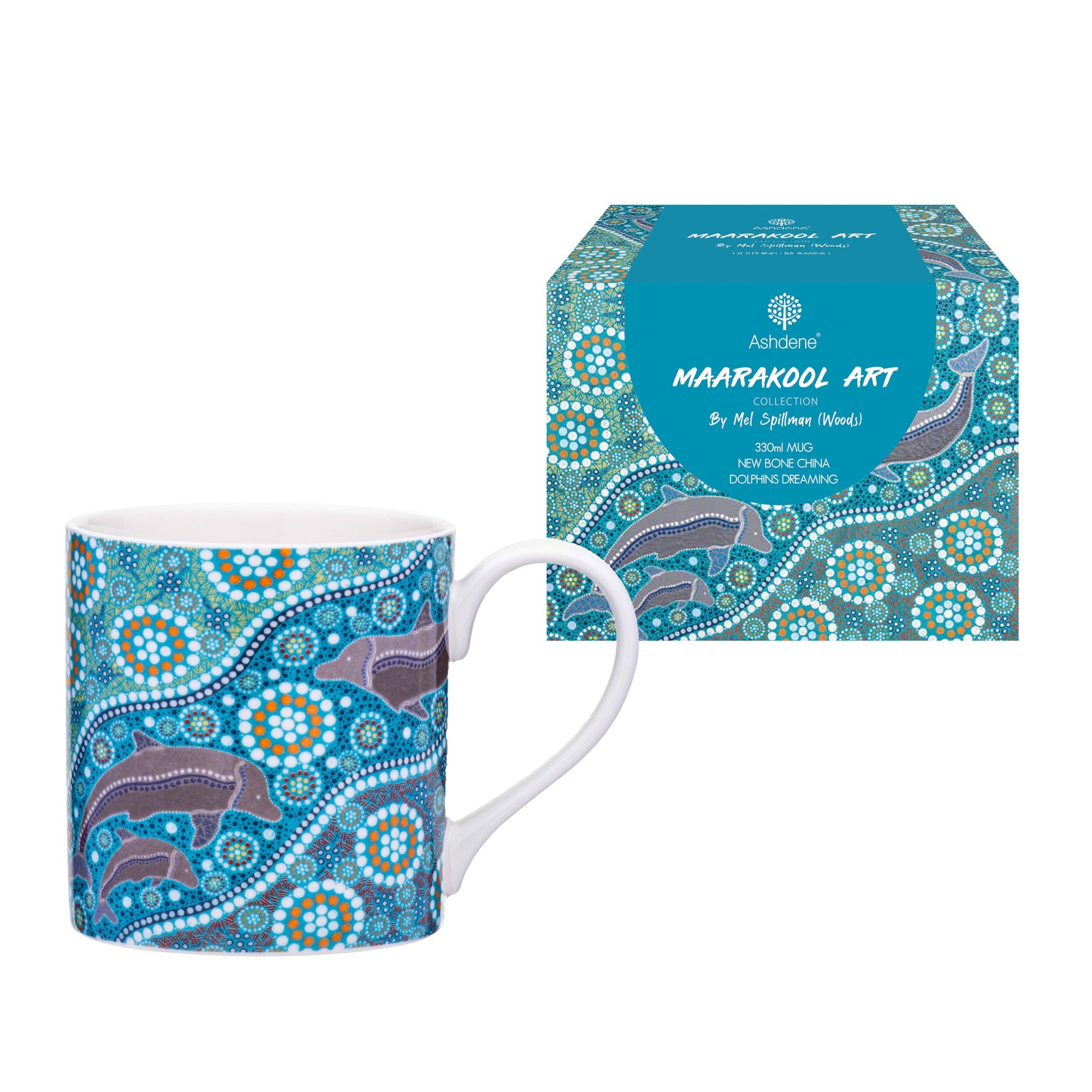 Ashdene Maarakool Art Dolphins Dreaming Mug