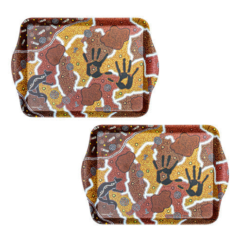 Ashdene Maarakool Art Native Title 2pk Scatter Tray