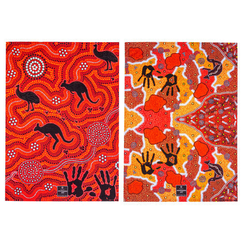 Ashdene Maarakool Art Earth Assorted 2pk Kitchen Towel