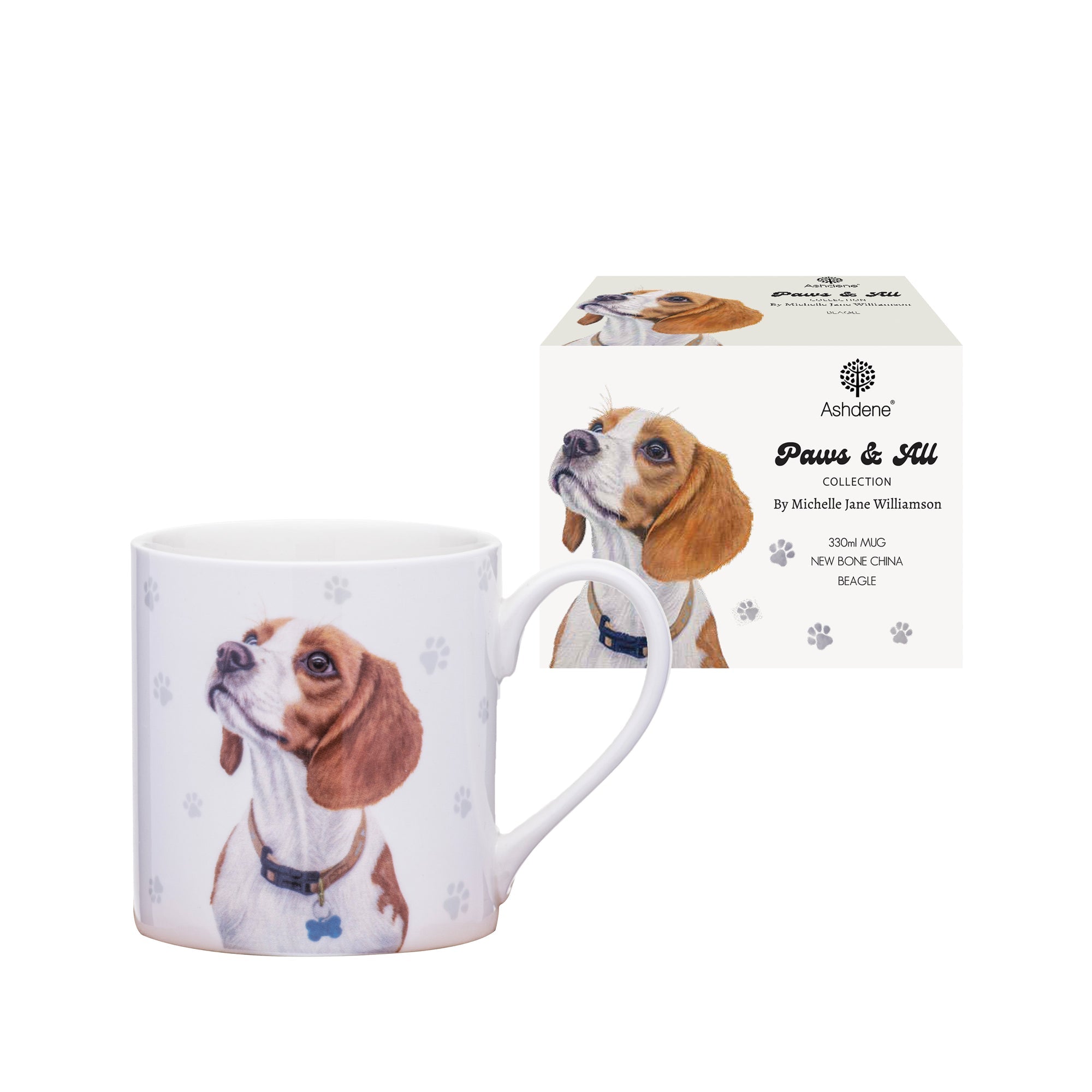 Ashdene Paws & All Beagle Mug