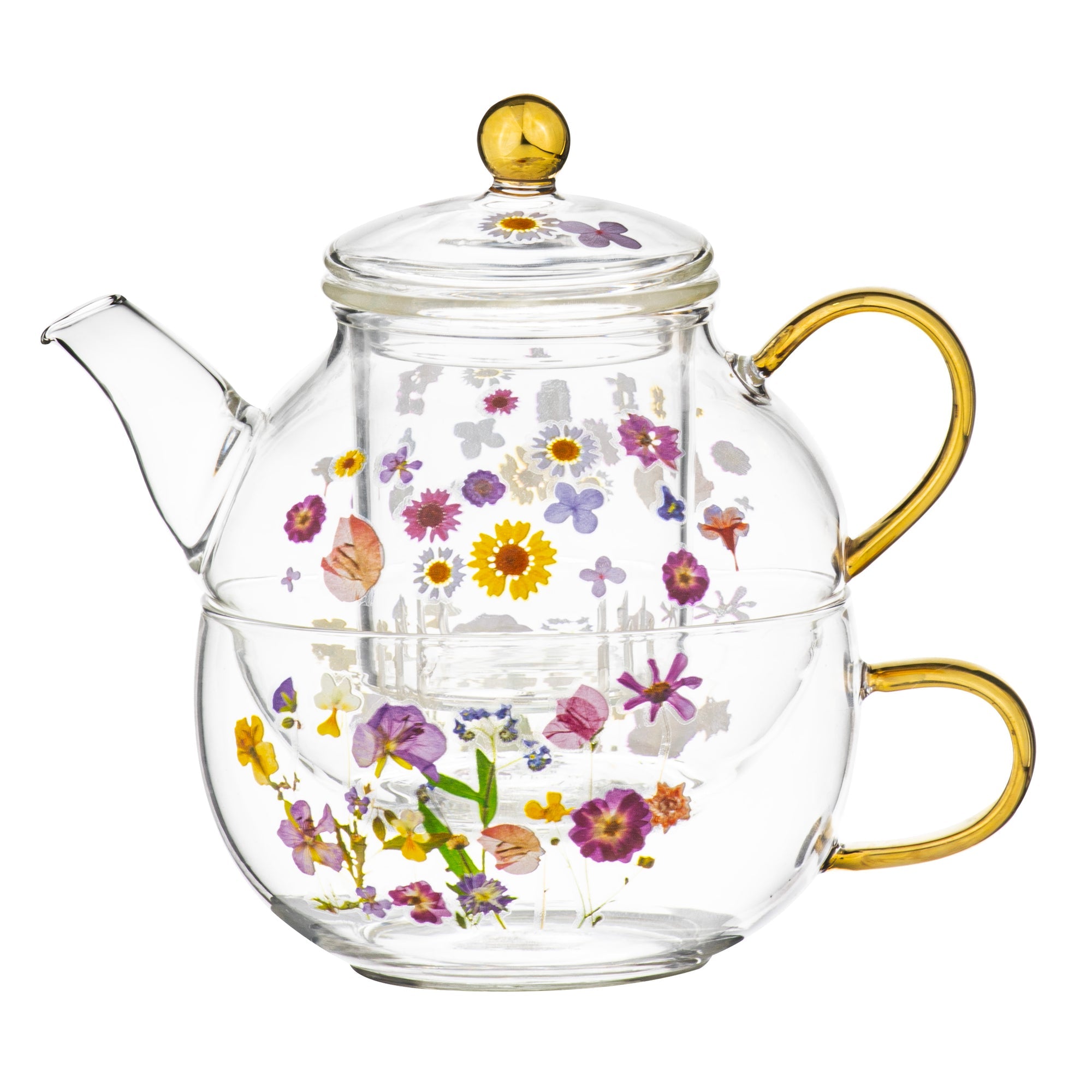 Ashdene Pressed Flowers Tea For One