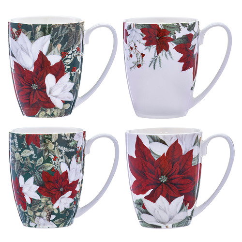 Ashdene Poinsettia Mug