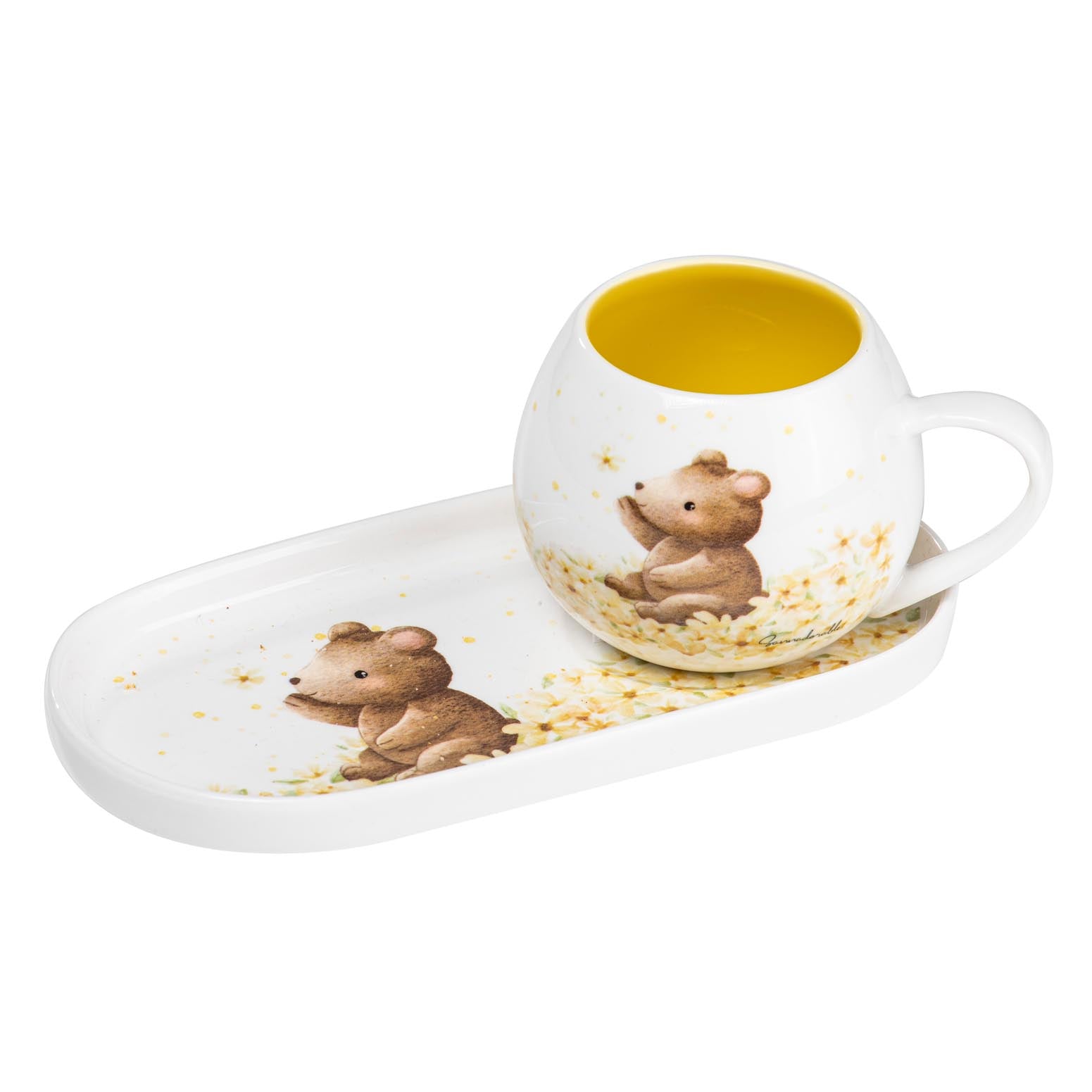Ashdene Little Darlings Baby Bear Mini Mug & Plate Set