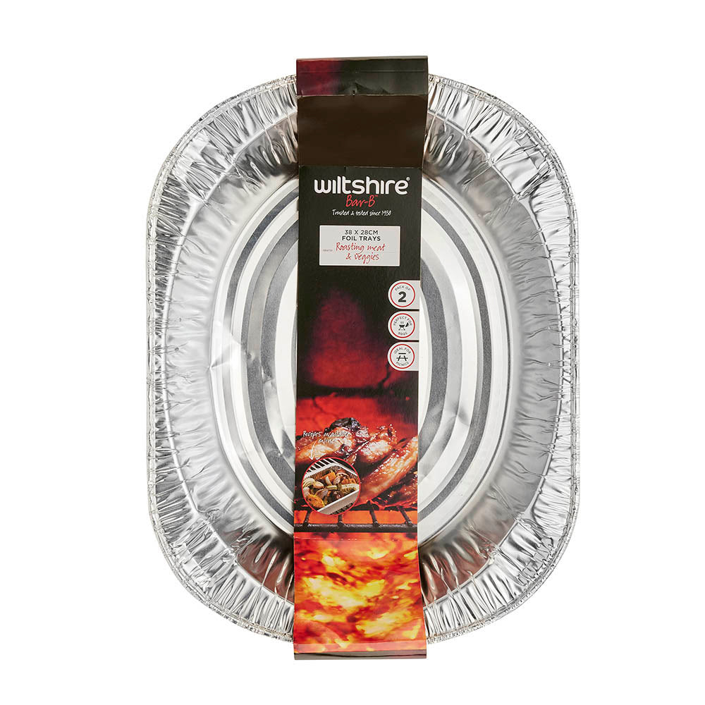 Wiltshire Bar-B Large Foil Trays 2 Pack