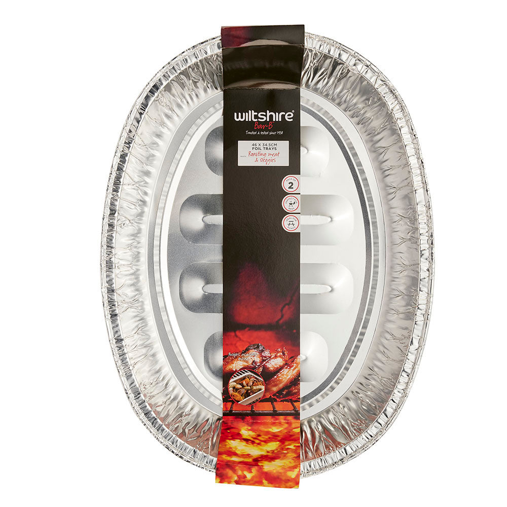 Wiltshire Bar-B Extra Large Foil Trays 2 Pack
