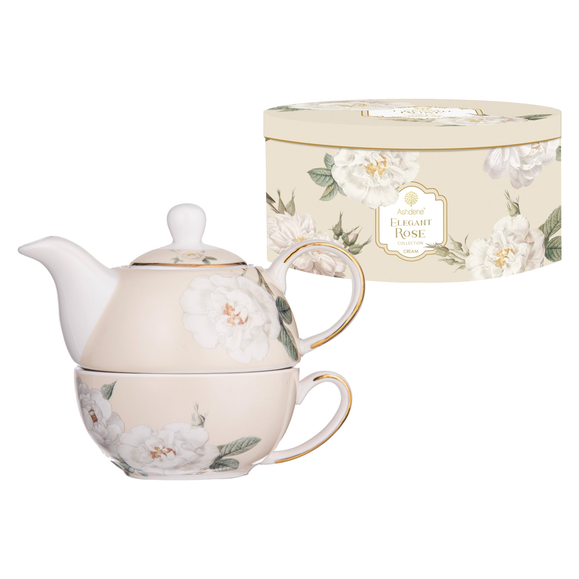 Ashdene Elegant Rose Cream Tea For One