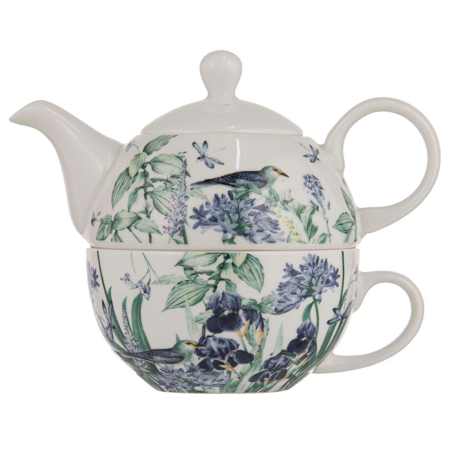 Ashdene Iris Garden White Tea For One
