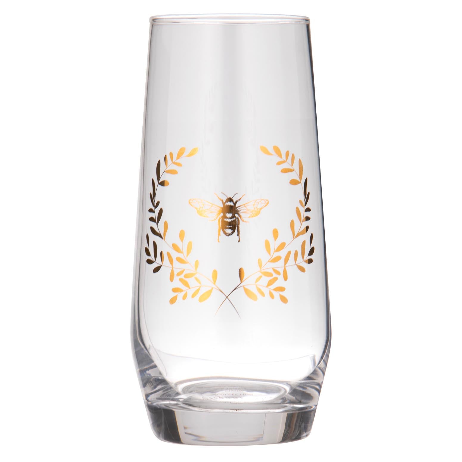 Ashdene Elegant Bee 4pk Crystal Highball Tumbler