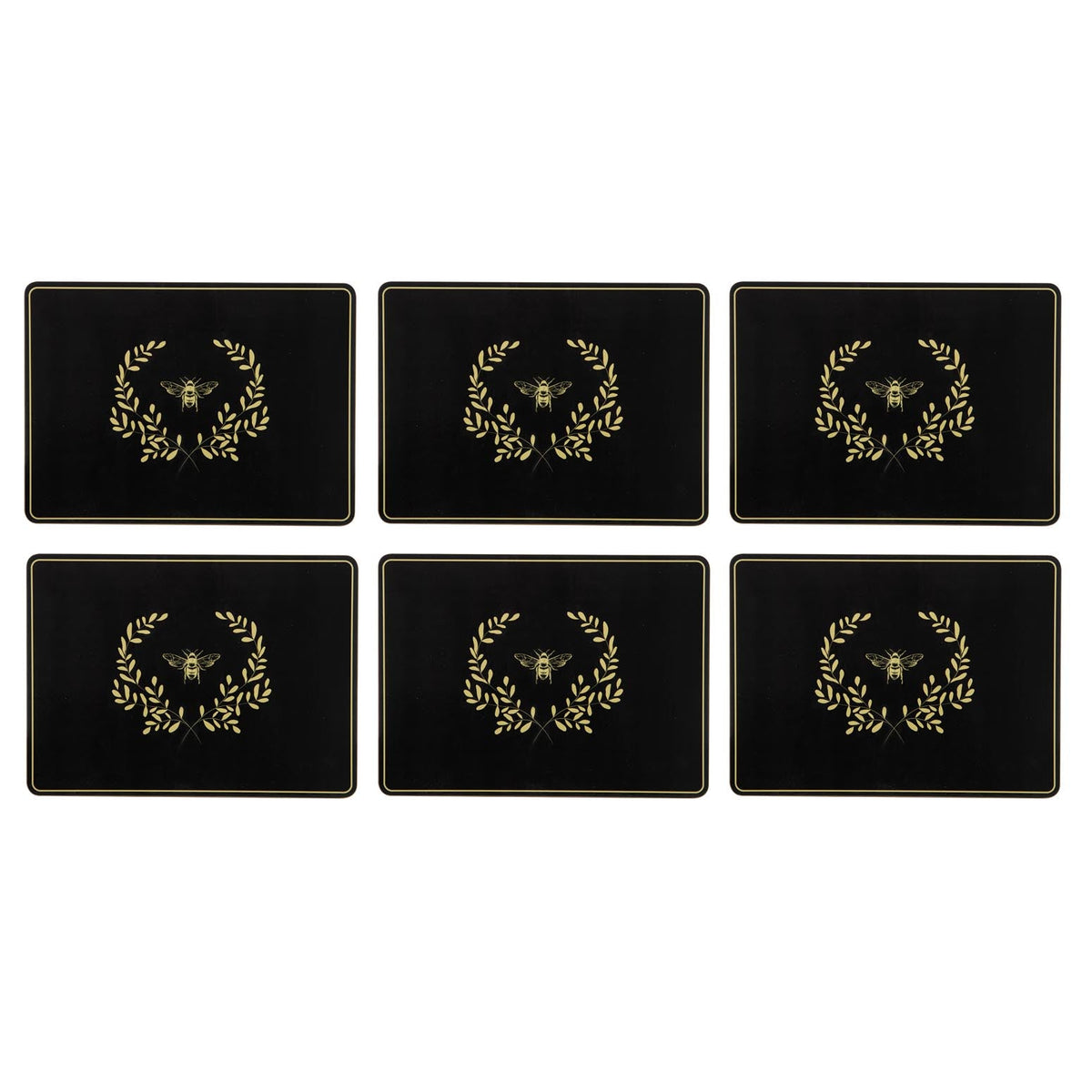 Ashdene Elegant Bee 6pk Coaster