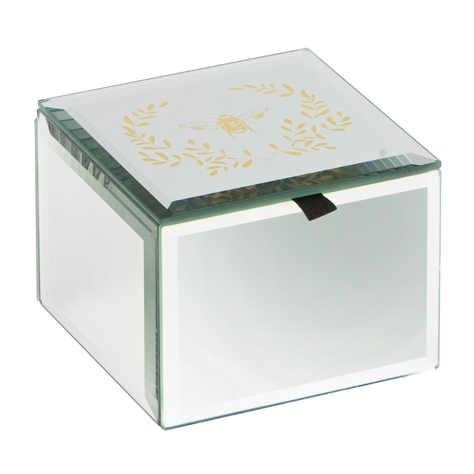 Ashdene Elegant Bee Mirrored Small Jewellery Box