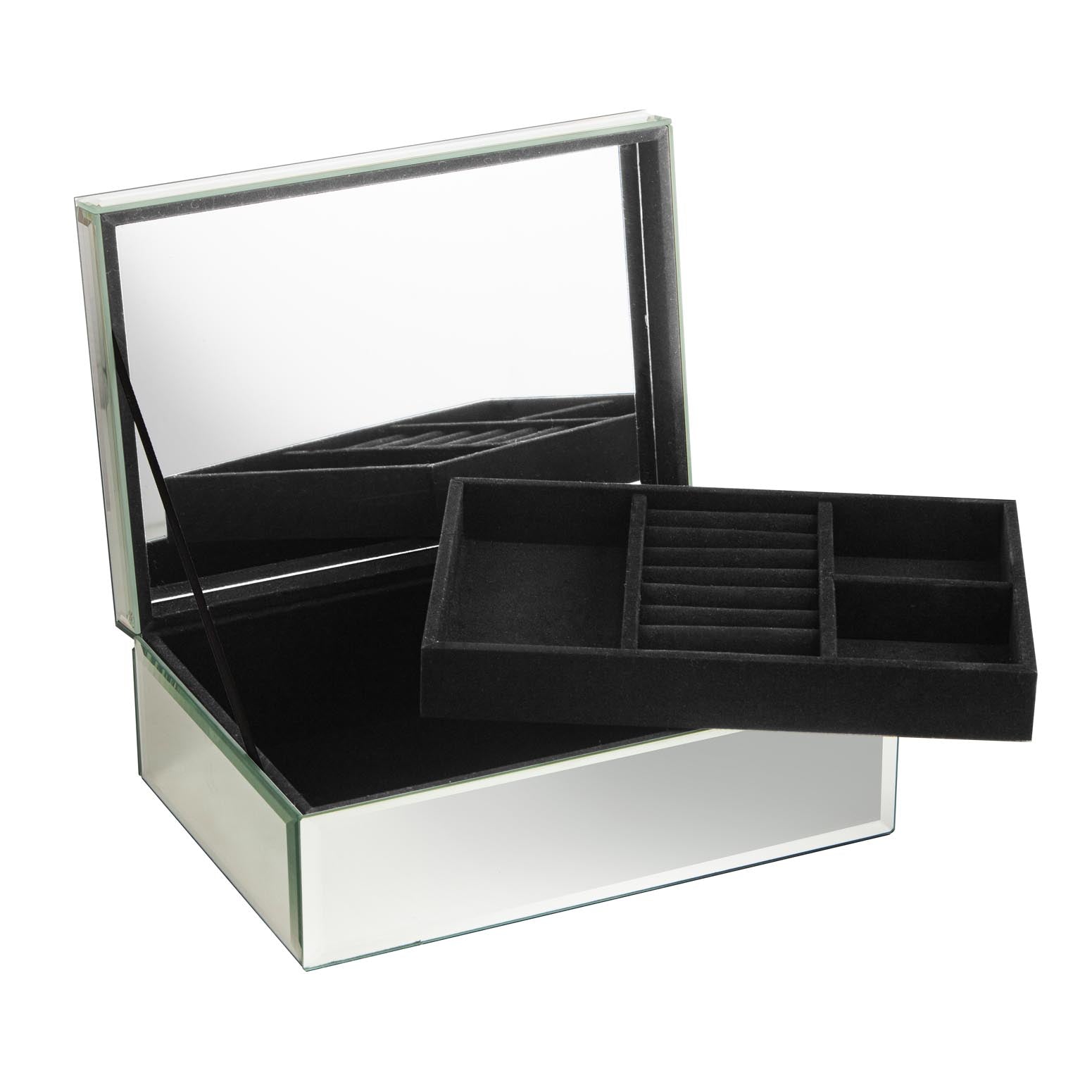 Ashdene Elegant Bee Mirrored Large Jewellery Box