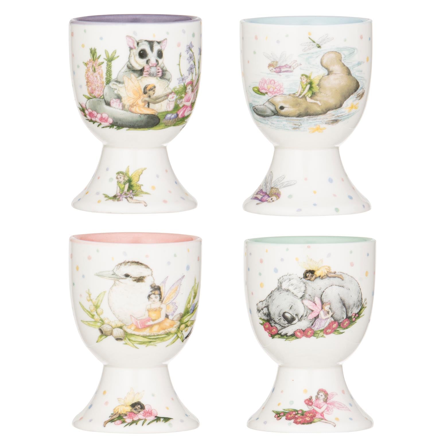 Ashdene Aussie Fairies Assorted Set of 4 Egg Cup