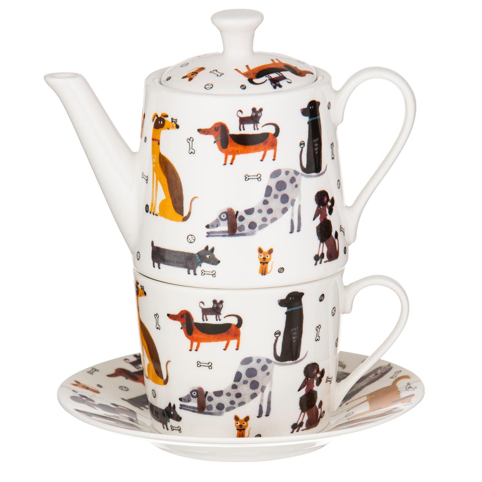Ashdene Canine Capers Puppers Tea For One