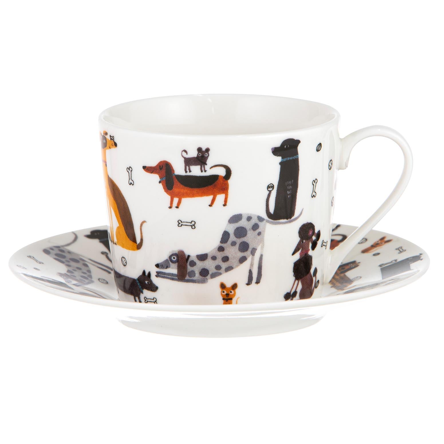 Ashdene Canine Capers Puppers Cup & Saucer