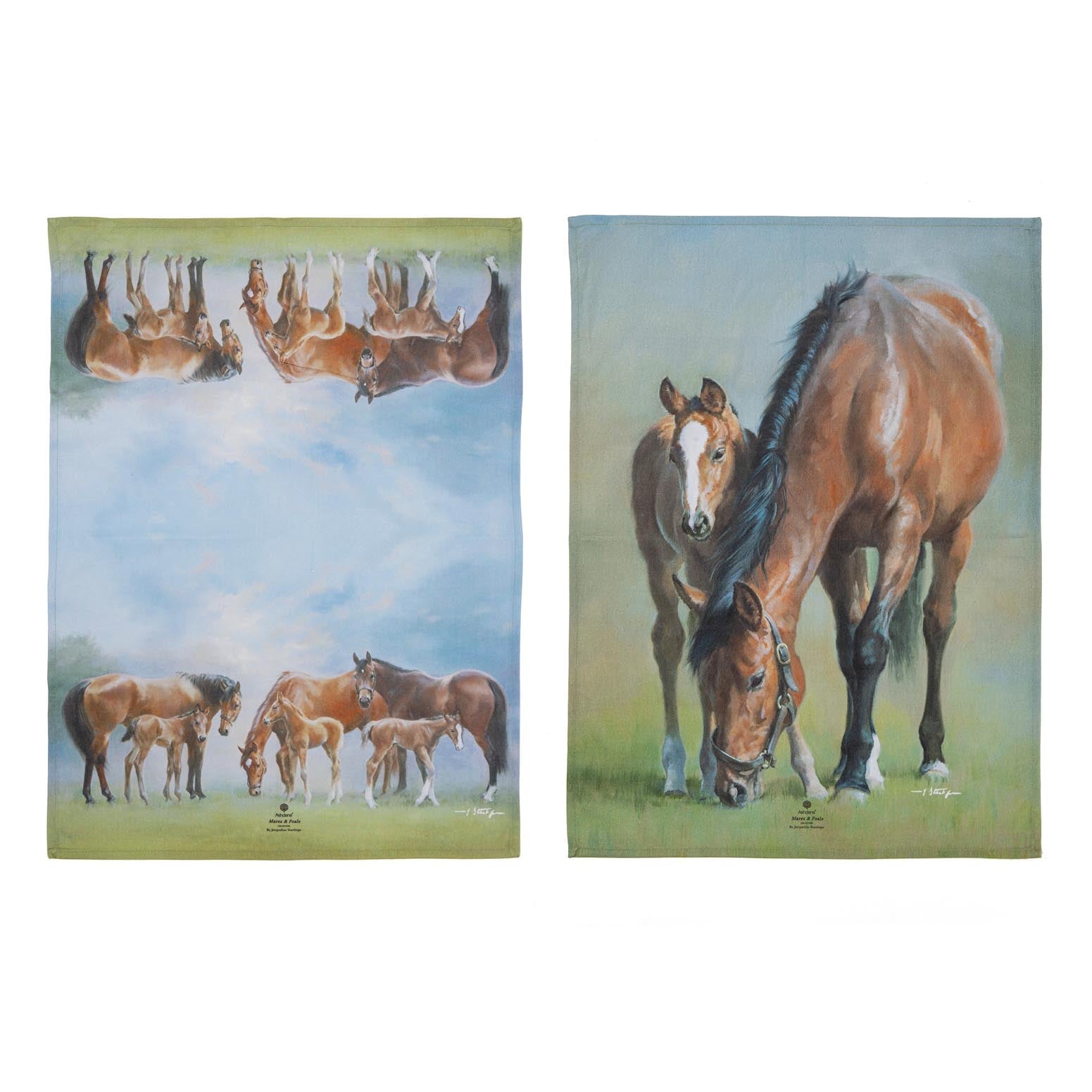 Ashdene Mares & Foals 2pk Kitchen Towel