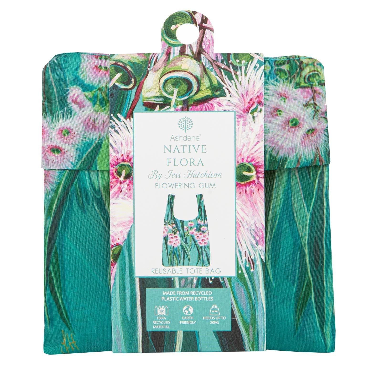 Ashdene Native Flora Flowering Gum RPET Shopping Bag