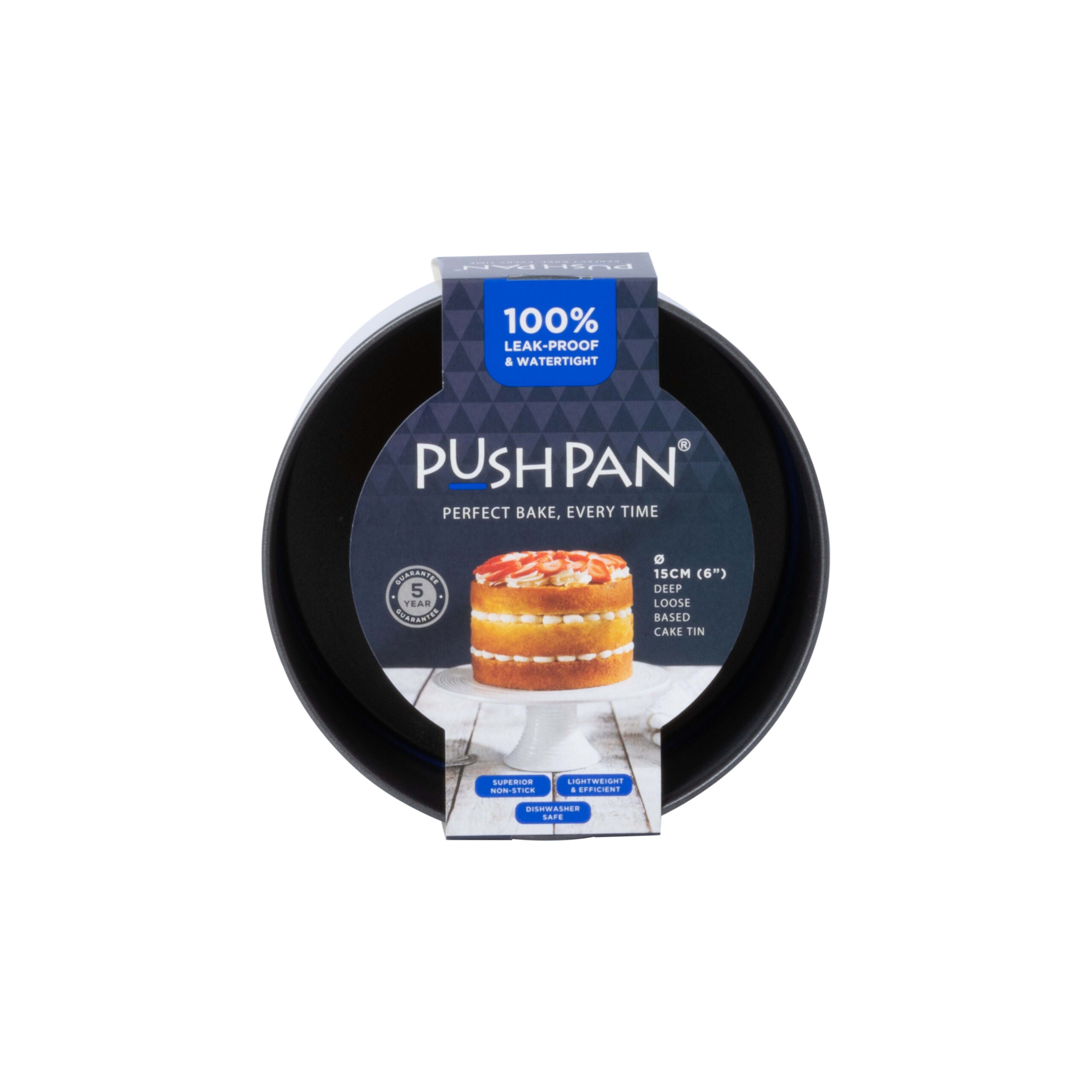 PushPan Deep Round Cake Pan 15cm