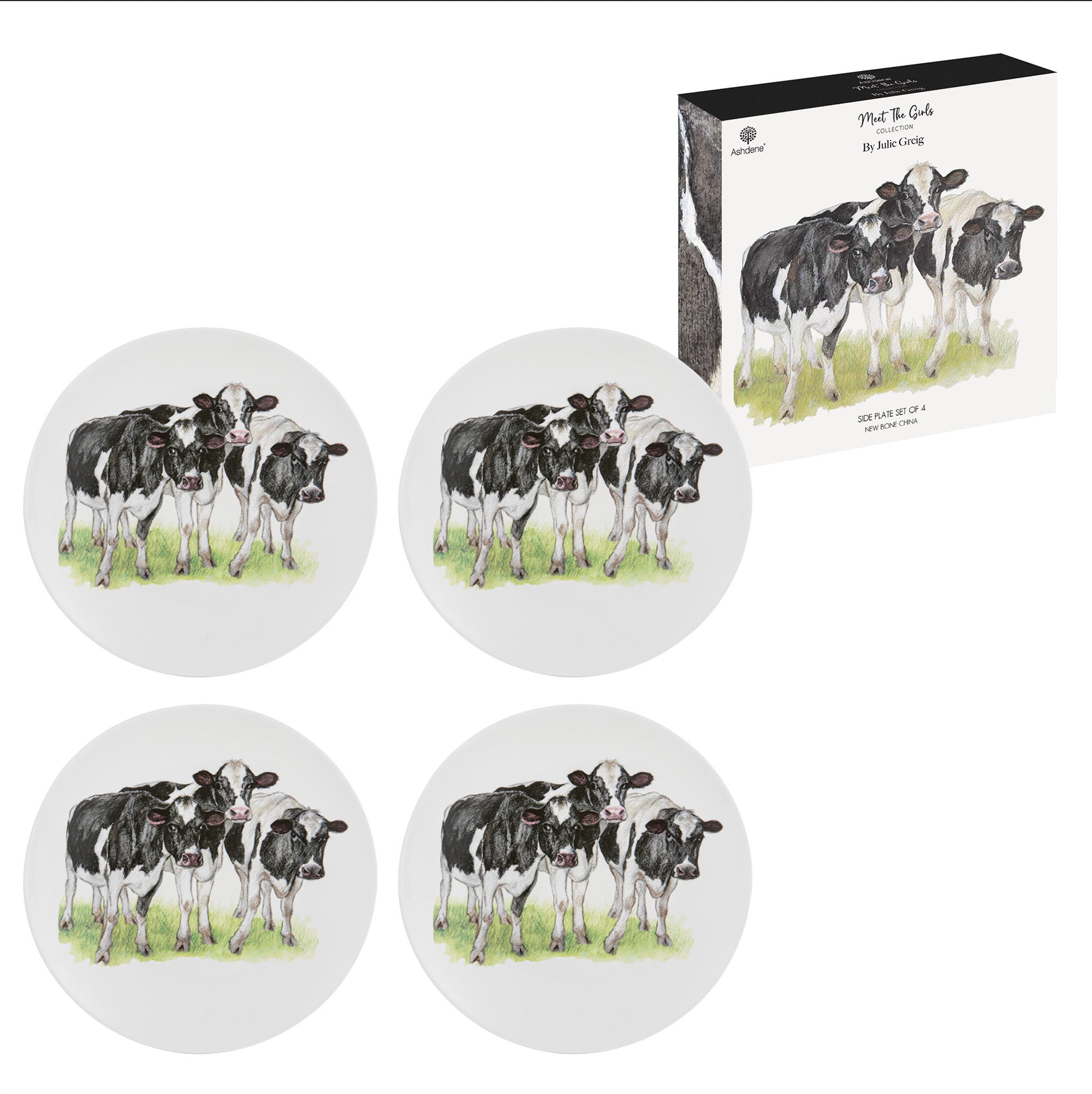 Ashdene Meet The Girls 4pk Side Plate