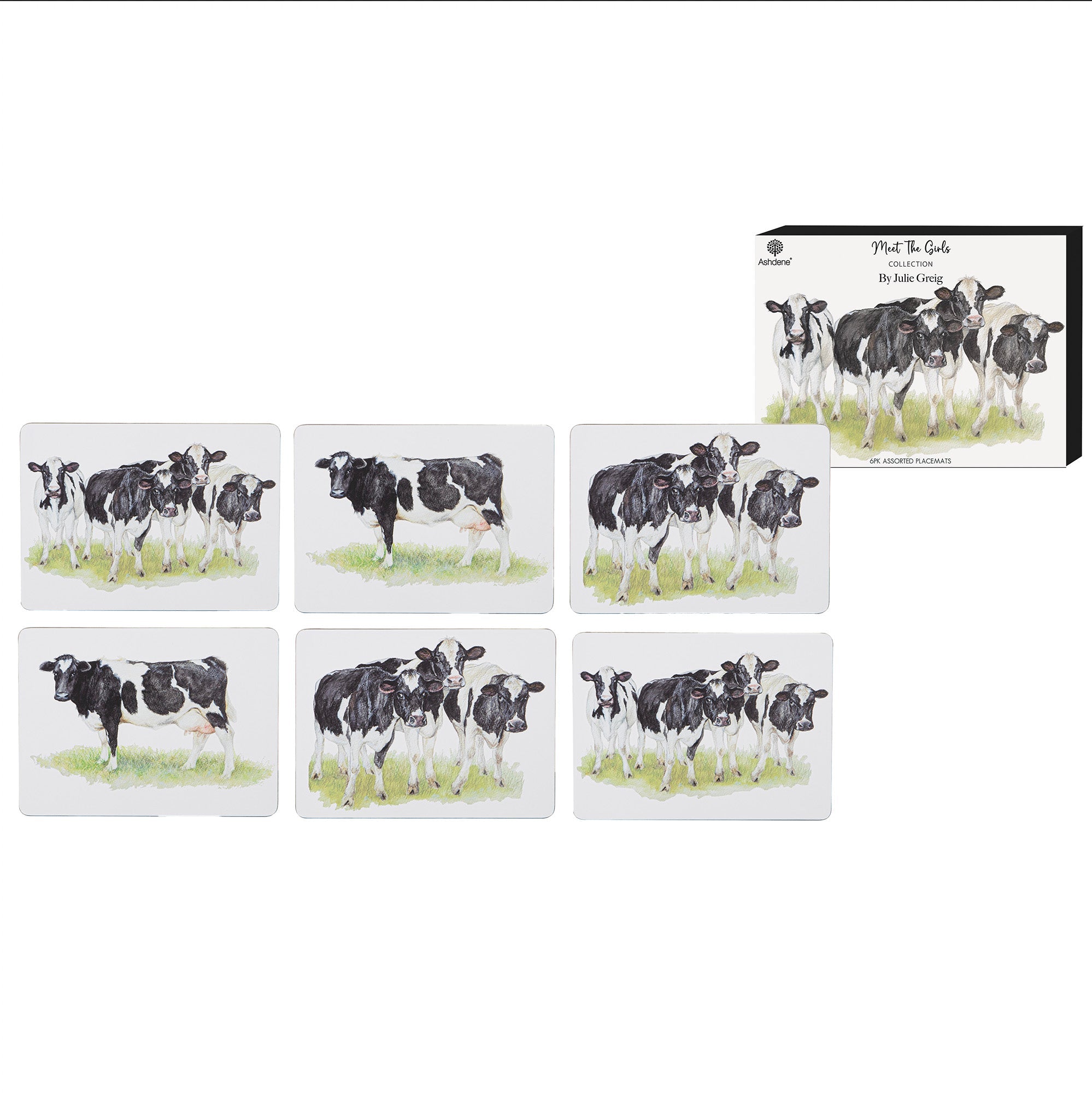 Ashdene Meet The Girls 6pk Placemat