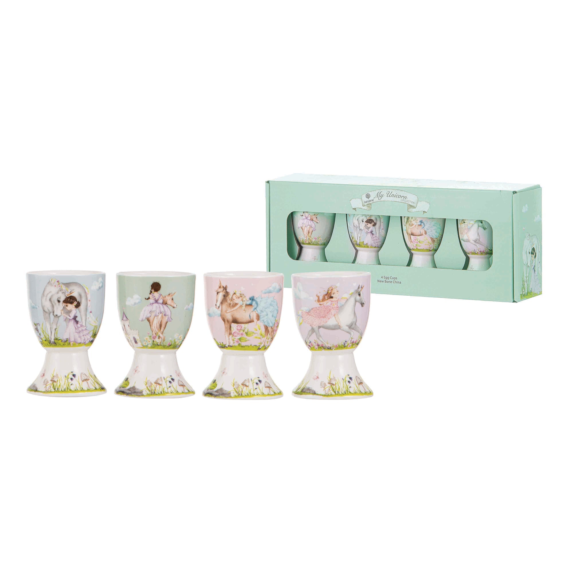 Ashdene My Unicorn Set Of 4 Egg Cup
