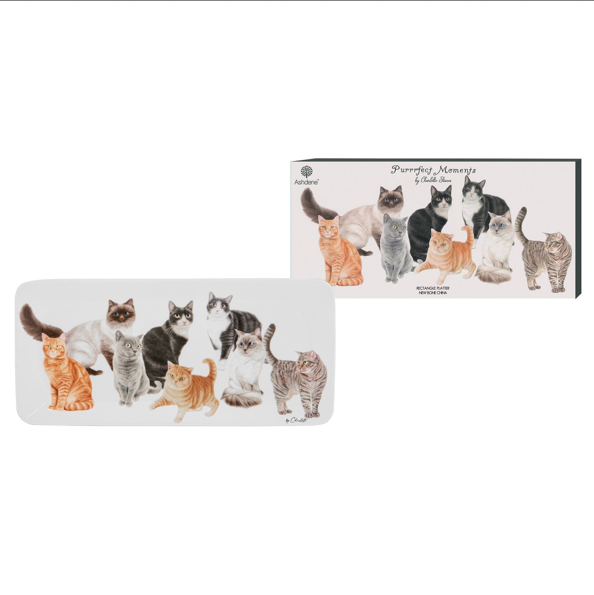 Ashdene Purrrfect Moments Rectangle Platter