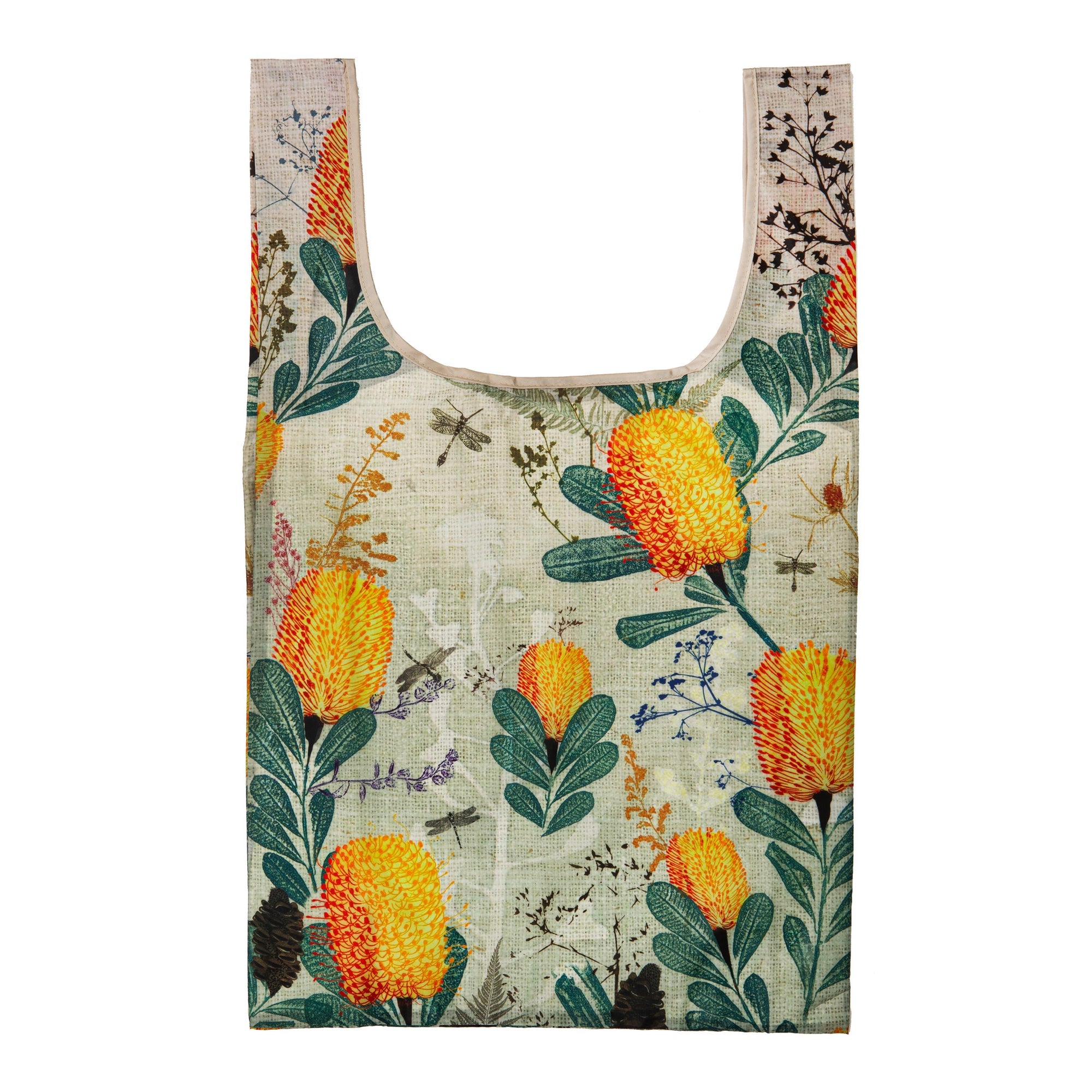 Ashdene Golden Banksia Shopping Bag