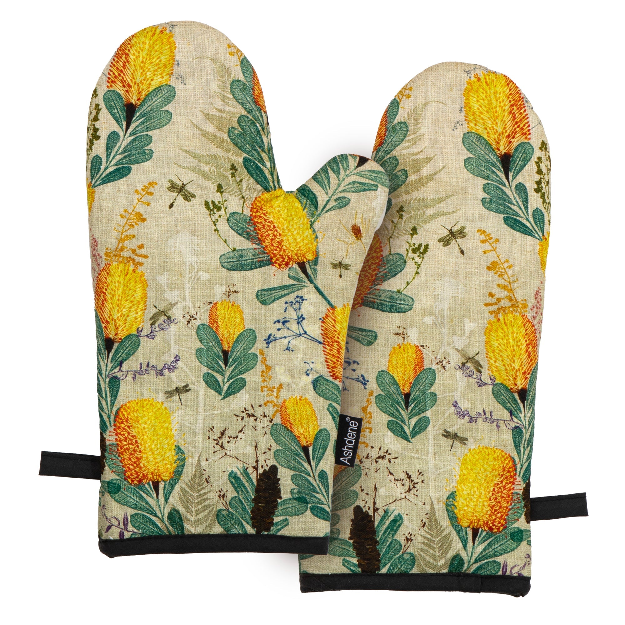 Ashdene Golden Banksia 2pk Oven Mitt