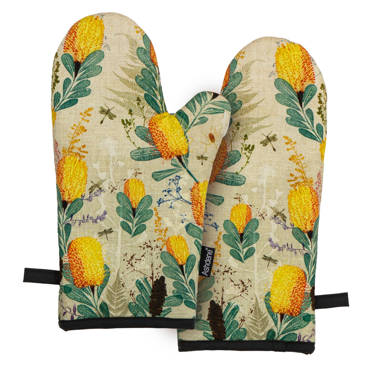Ashdene Golden Banksia 2pk Oven Mitt