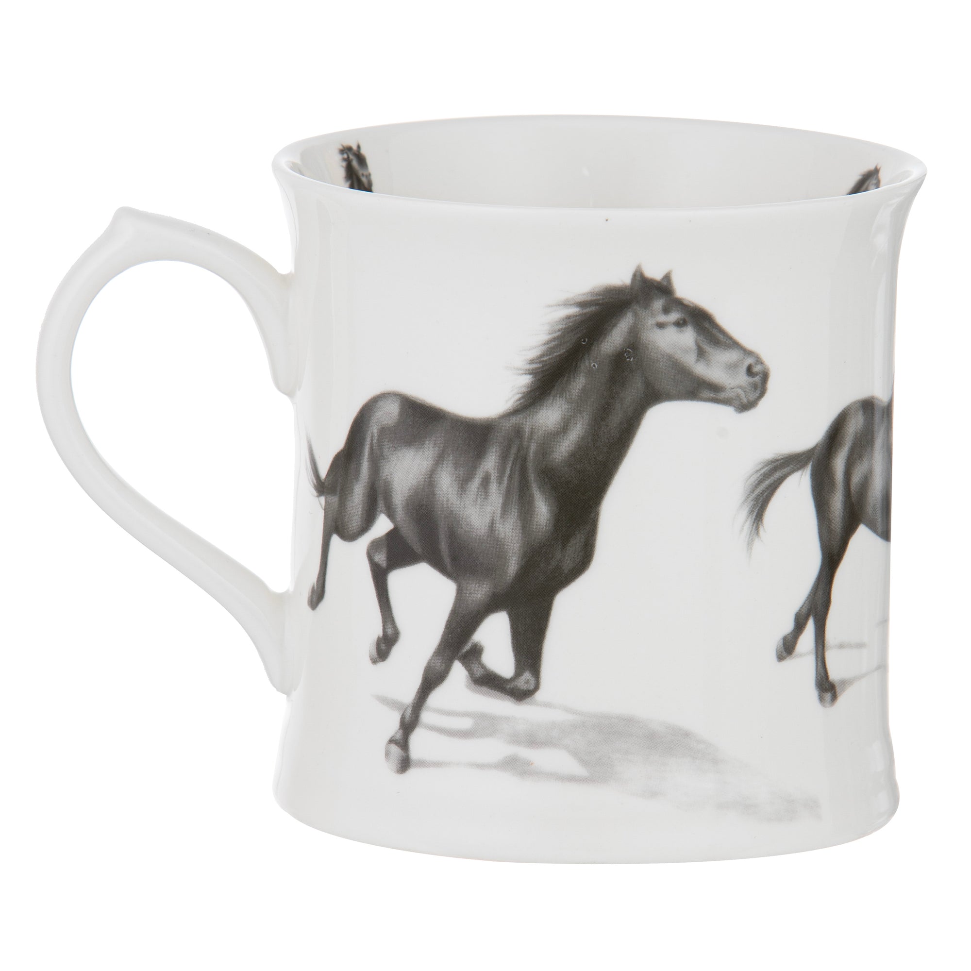 Ashdene Horses By Charlotte Black Mug