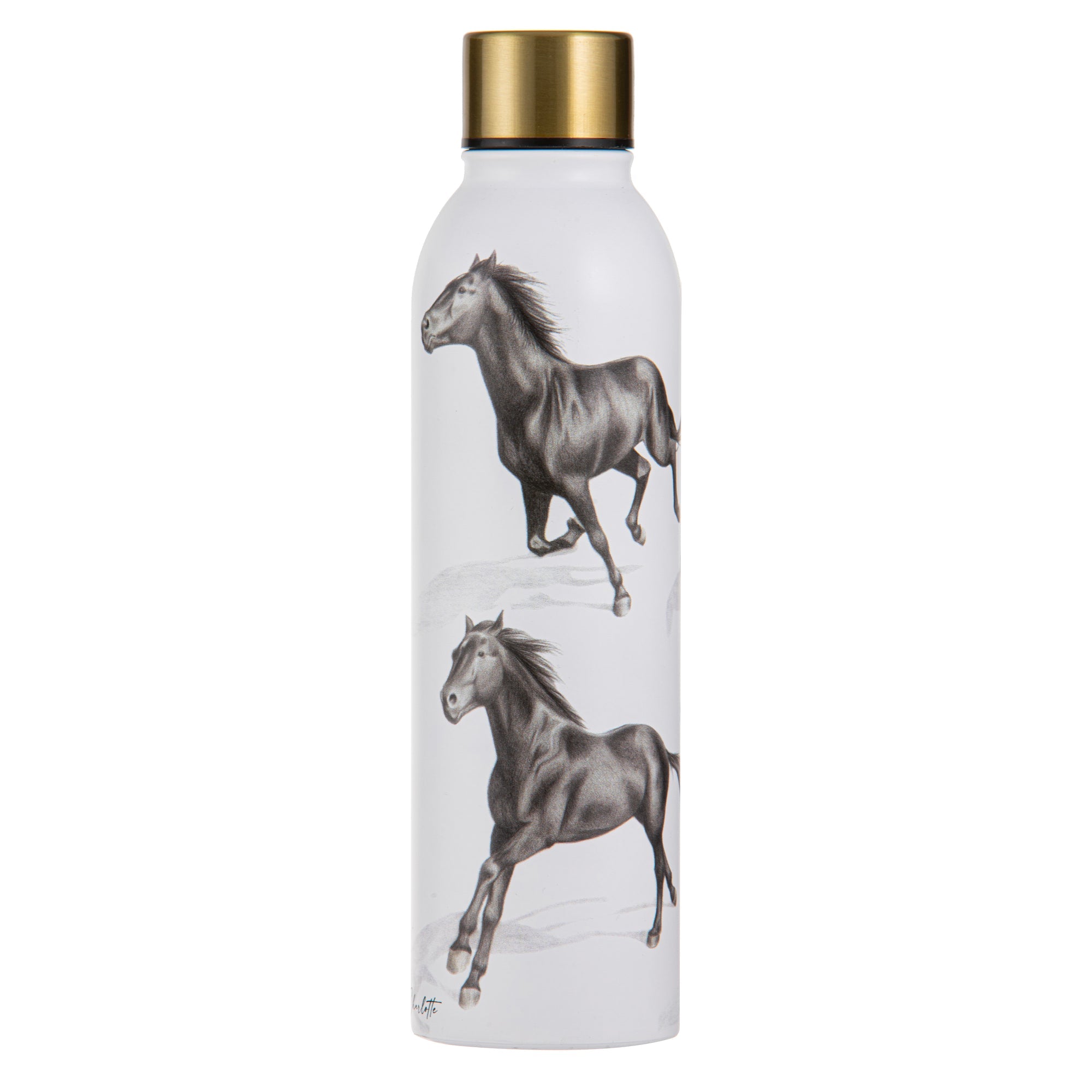 Ashdene Horses By Charlotte Black Drink Bottle