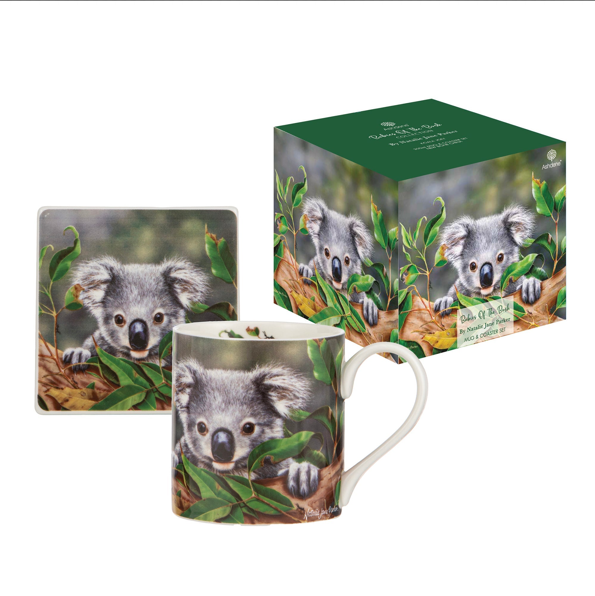 Ashdene Babies Of The Bush Koala Joey Mug & Coaster Set