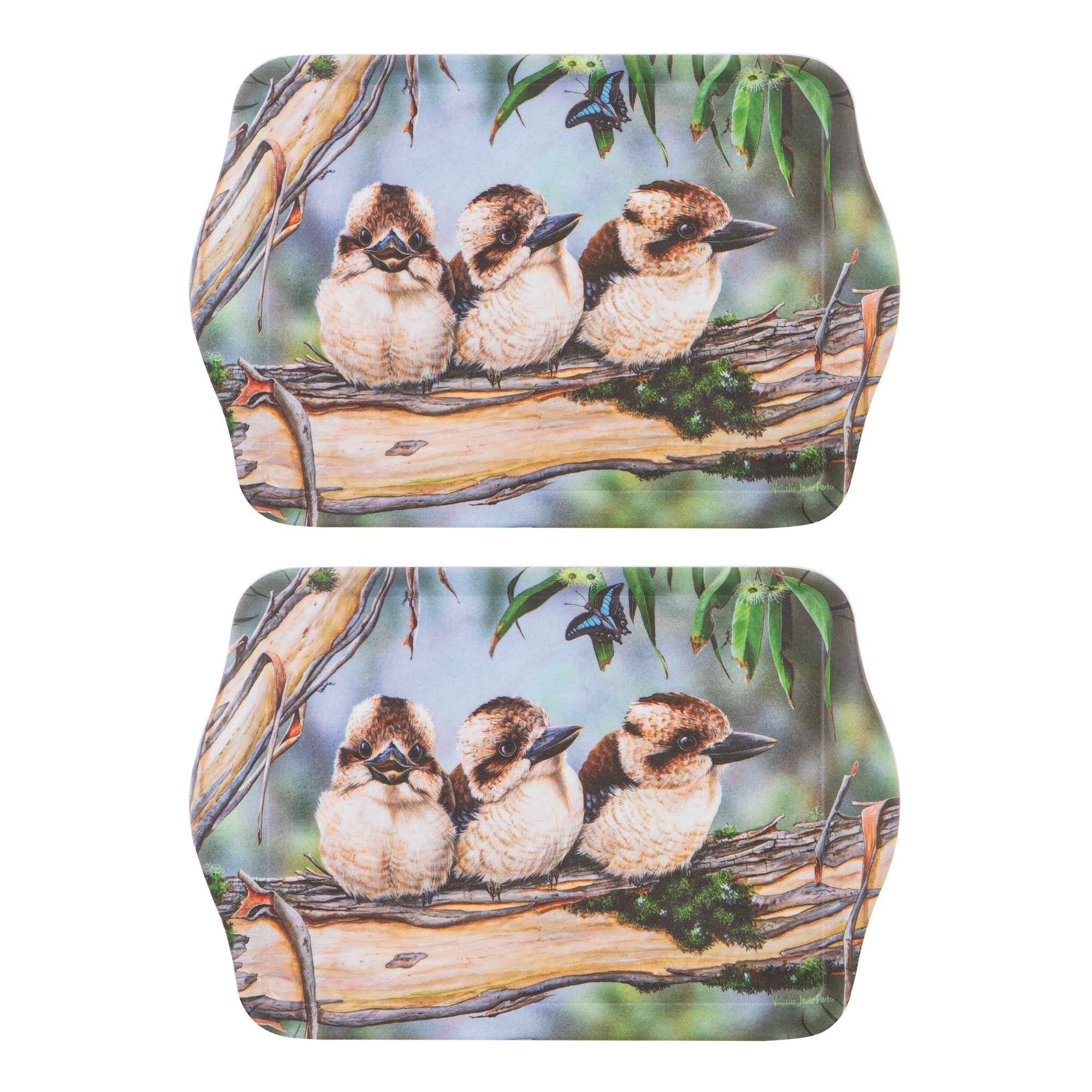 Ashdene Babies Of The Bush Kookaburra 2pk Scatter Tray