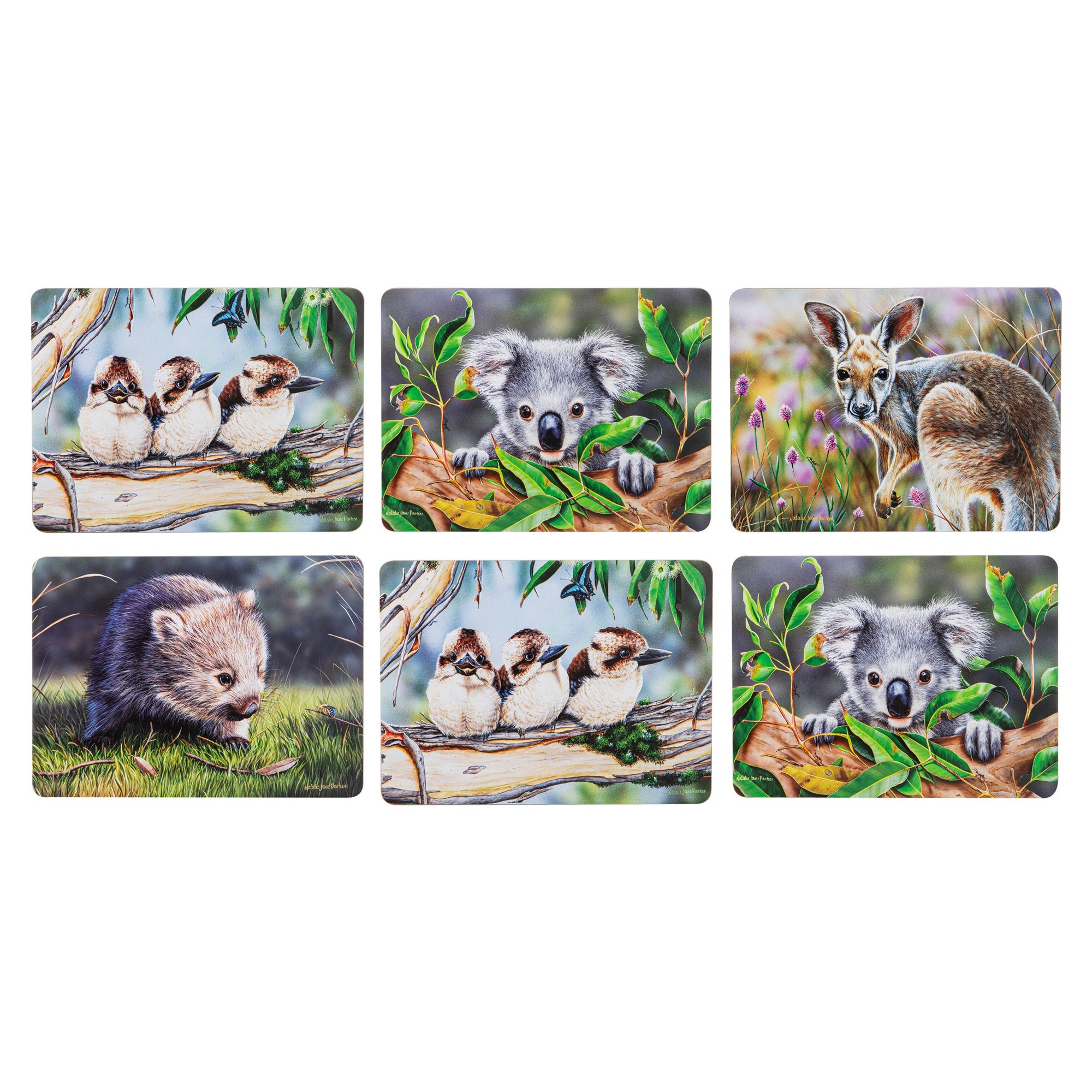 Ashdene Babies Of The Bush 6pk Placemat