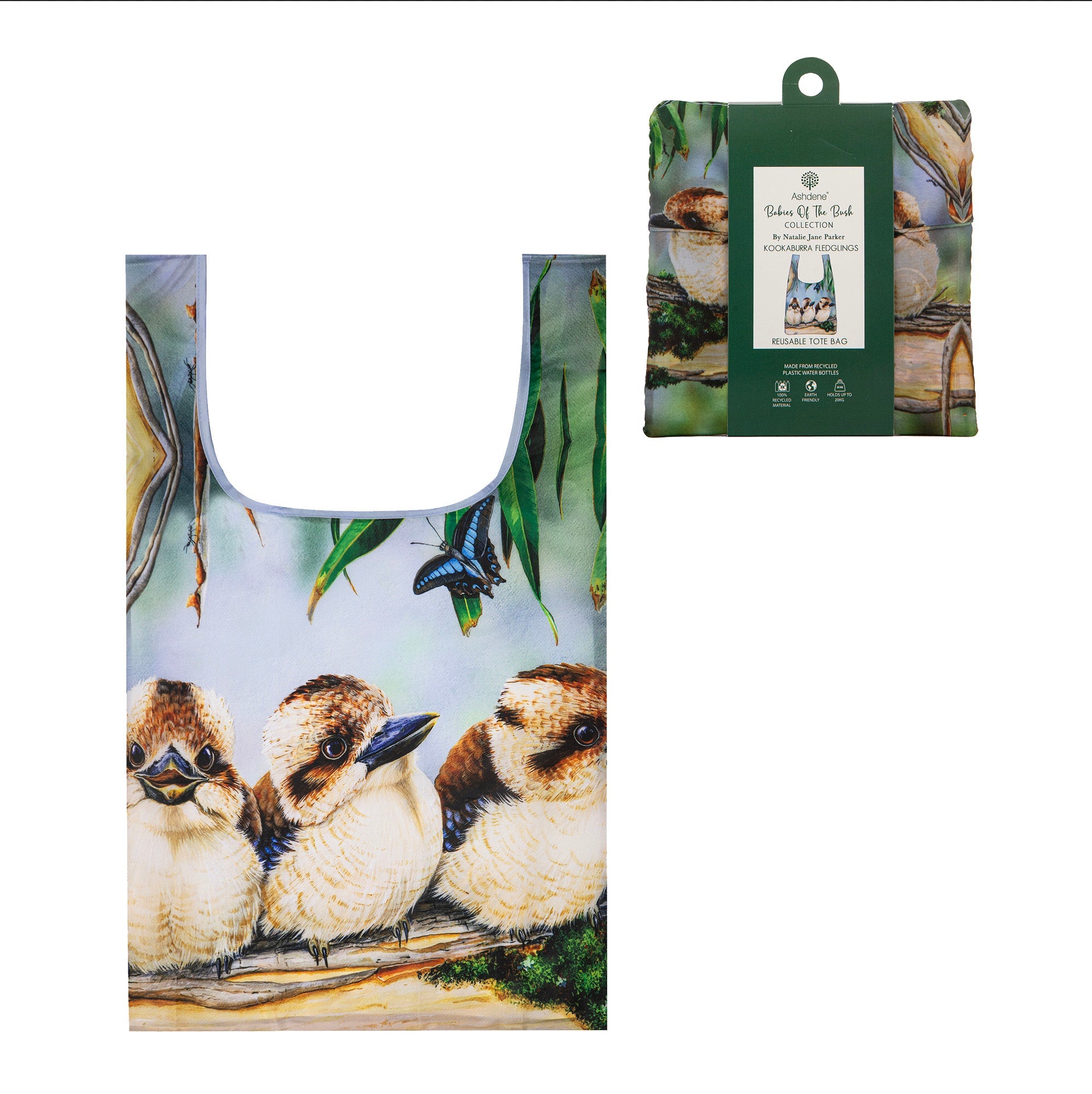Ashdene Babies Of The Bush Kookaburra Shopping Bag