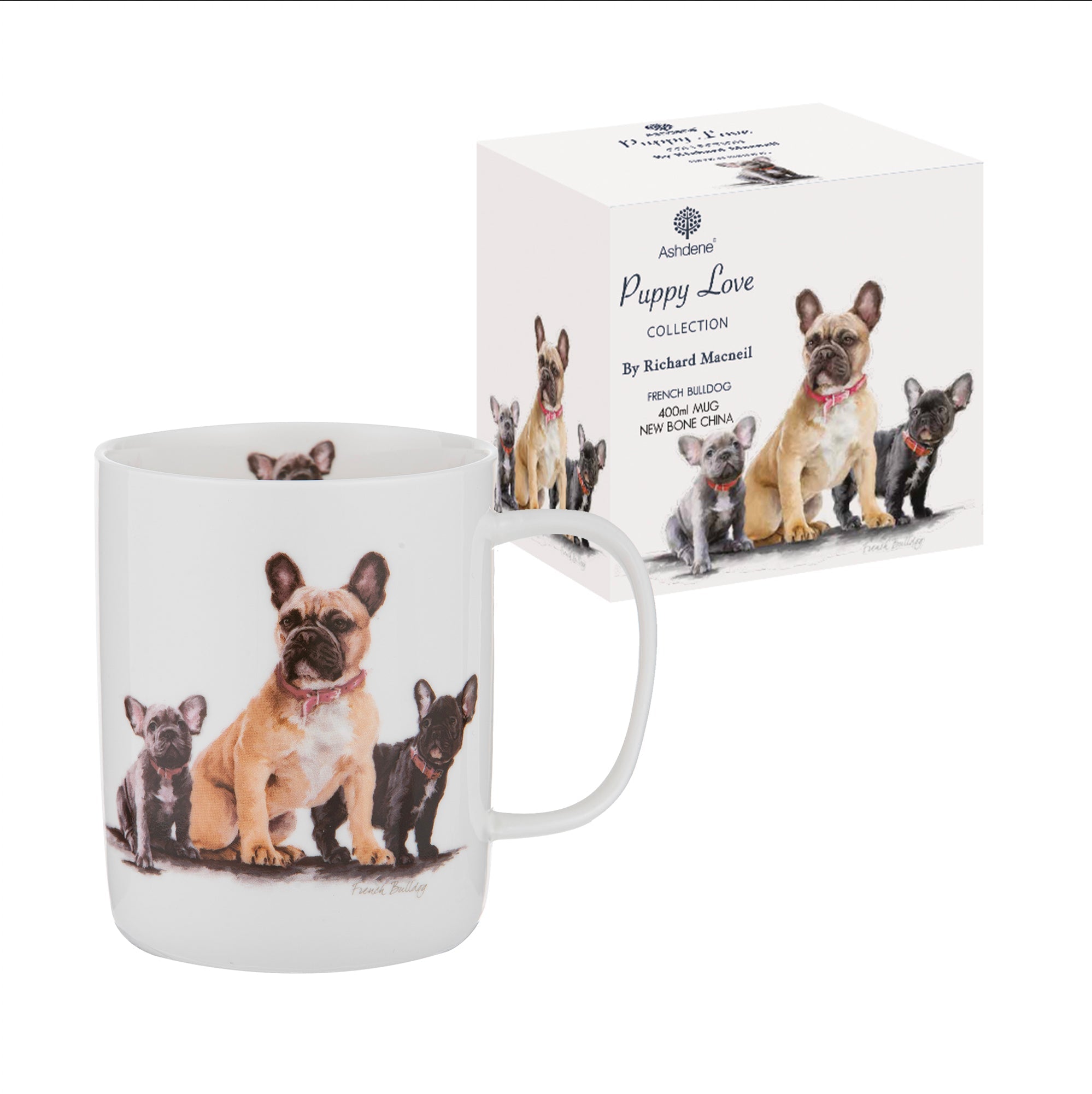 Ashdene Puppy Love French Bulldog Mug