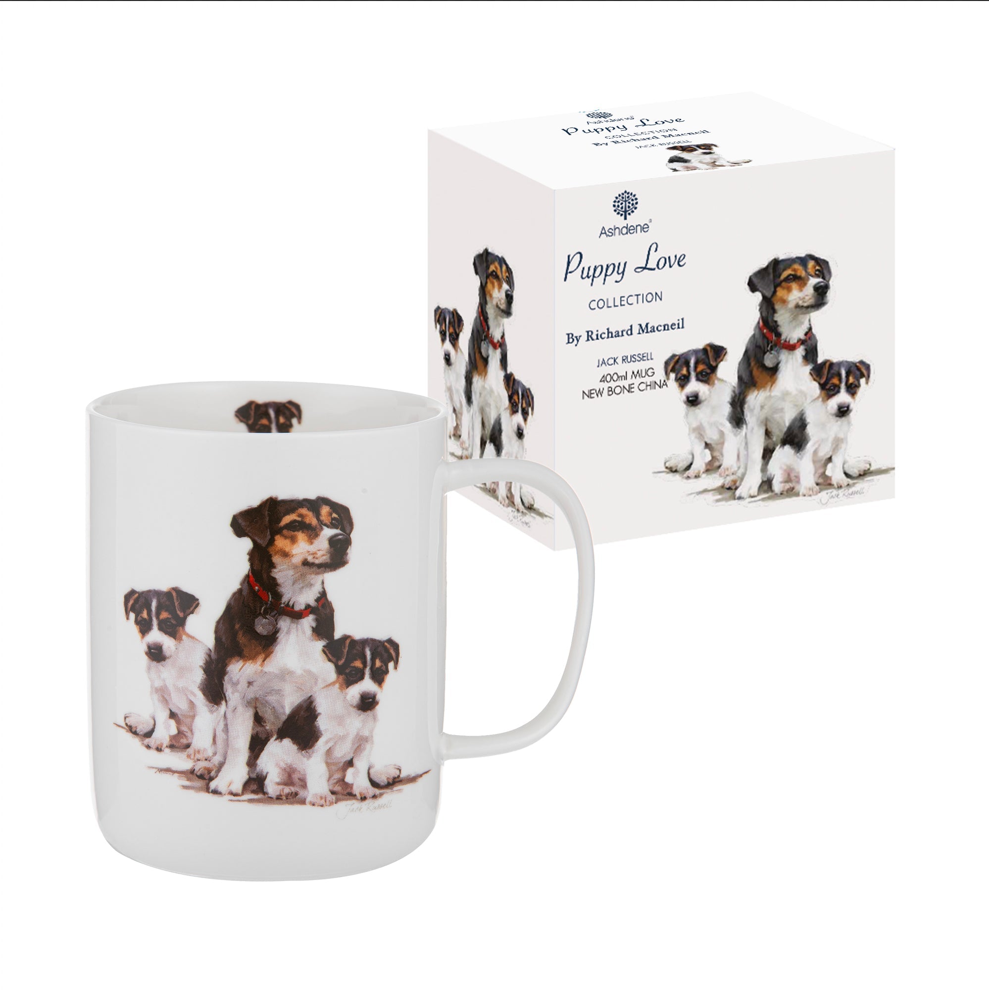 Ashdene Puppy Love Jack Russell Mug