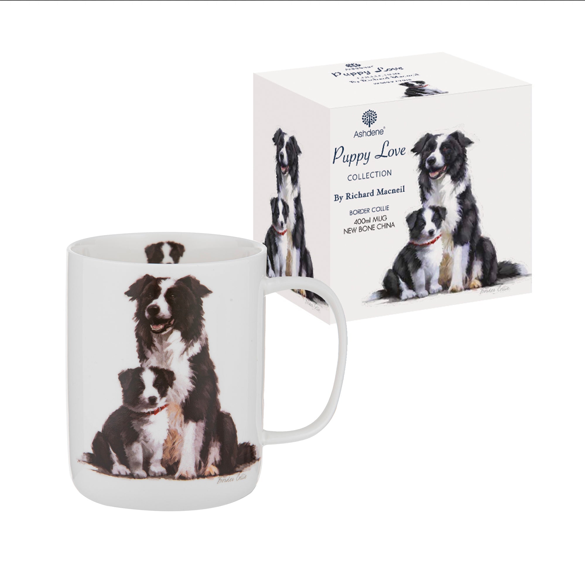 Ashdene Puppy Love Border Collie Mug