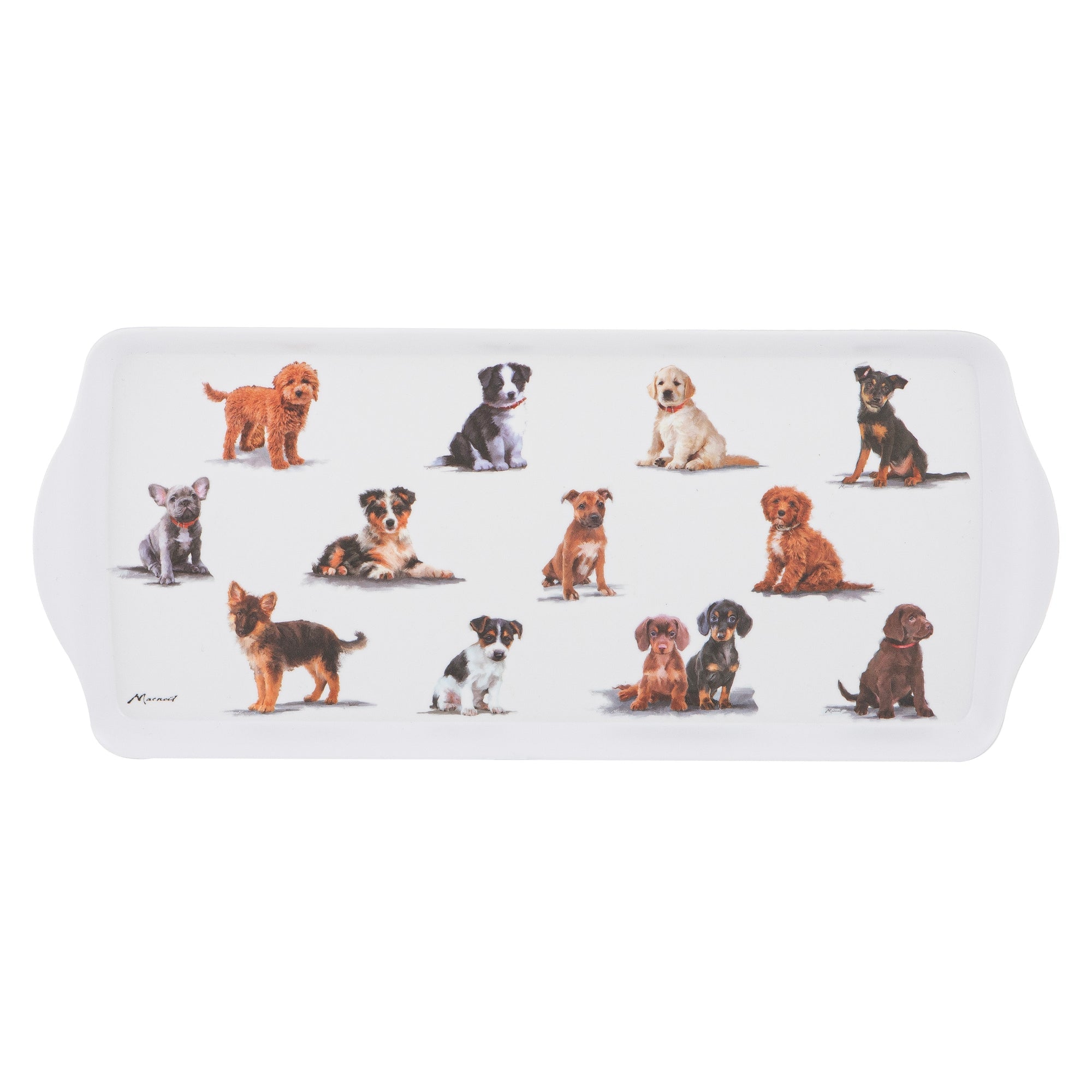 Ashdene Puppy Love Puppies Sandwich Tray