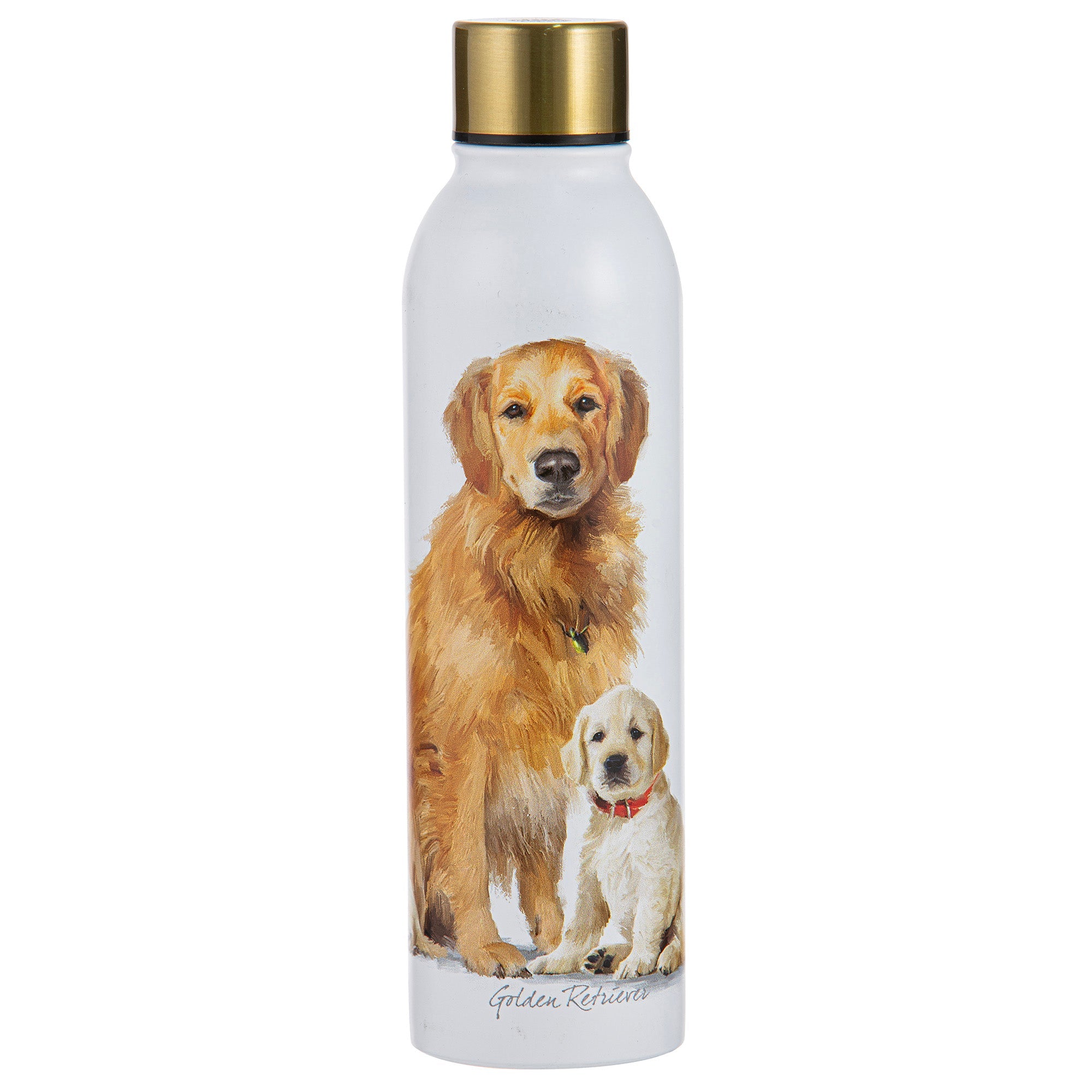 Ashdene Puppy Love Golden Retriever Drink Bottle
