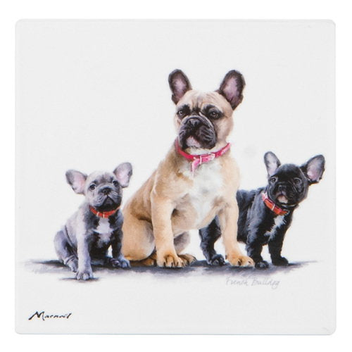 Ashdene Puppy Love French Bulldog Ceramic Coaster