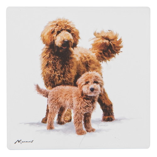 Ashdene Puppy Love Groodle Ceramic Coaster