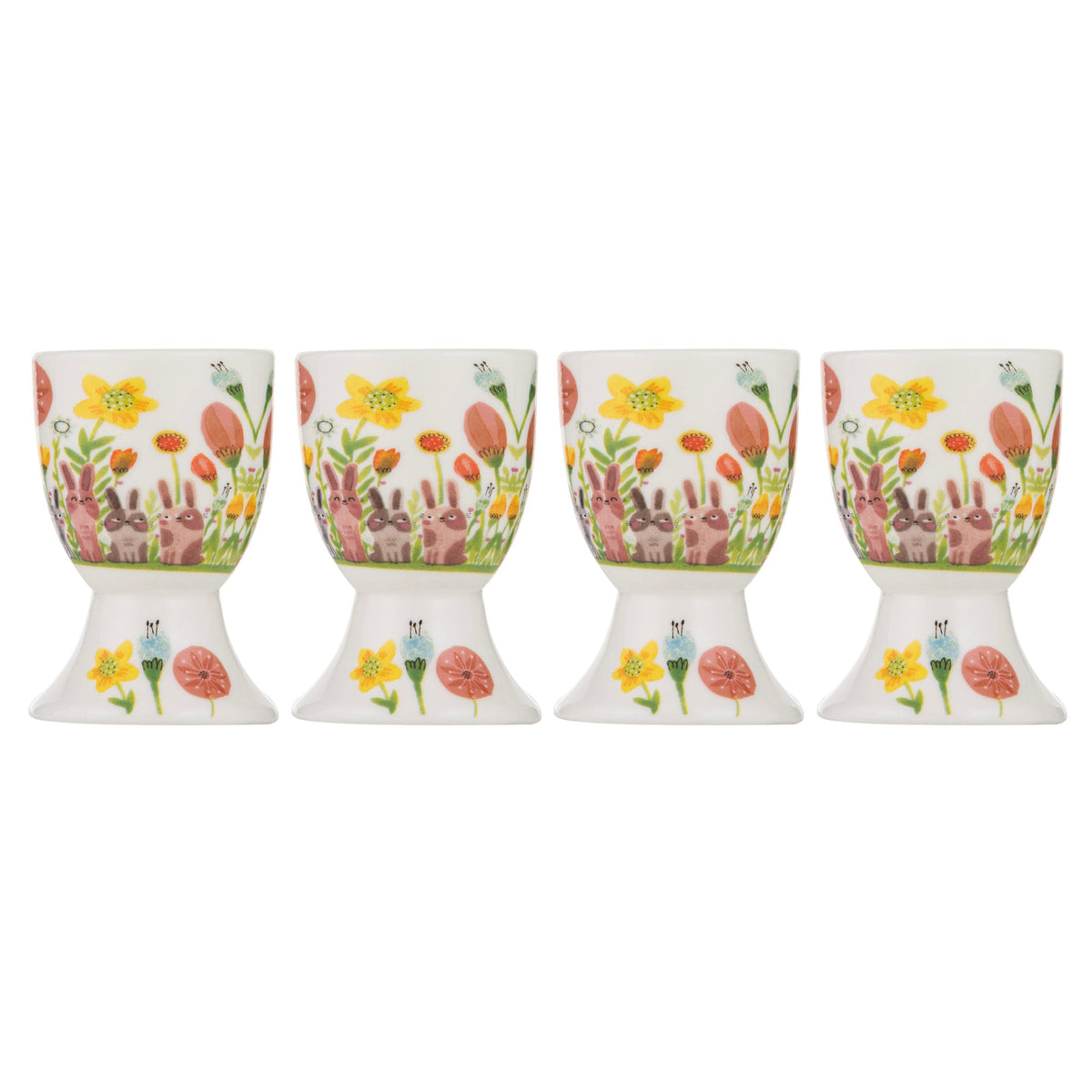 Ashdene Playful Bunnies 4pk Egg Cup