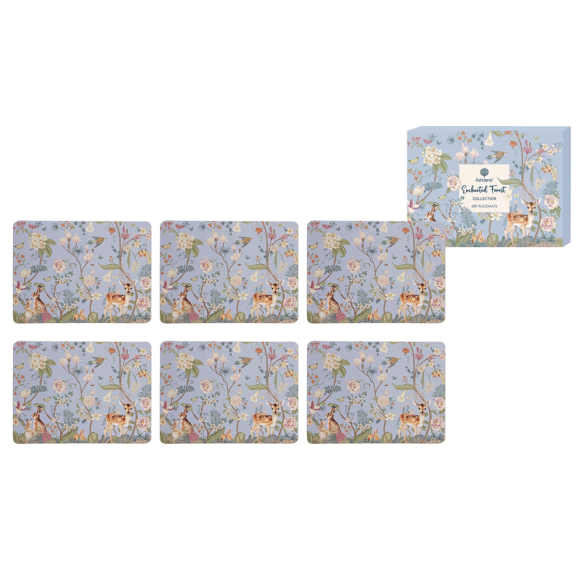 Ashdene Enchanted Forest 6pk Placemat