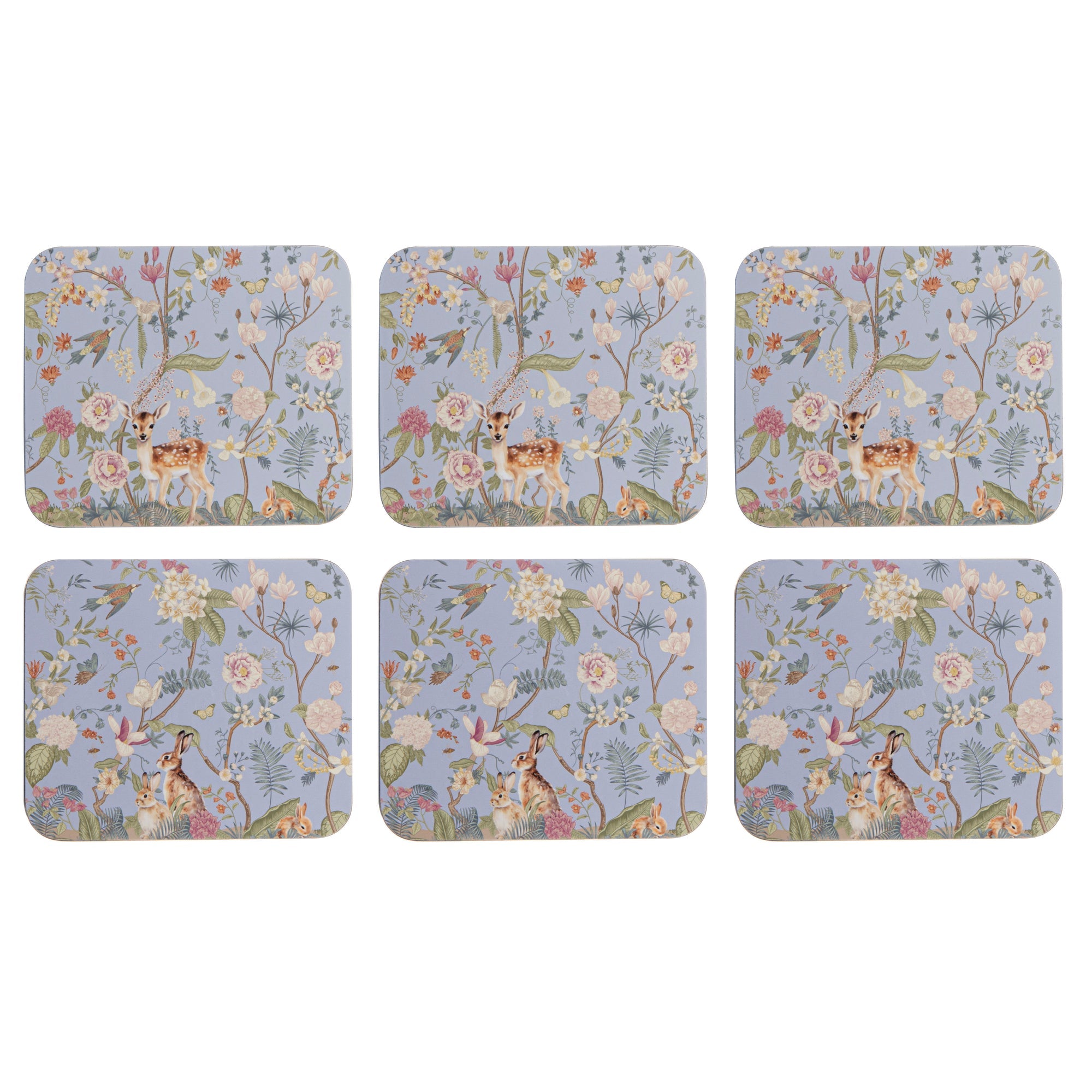 Ashdene Enchanted Forest 6pk Coaster